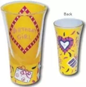 Yellow shot glass 🥃 Lolita Birthday girl shot glass recipe